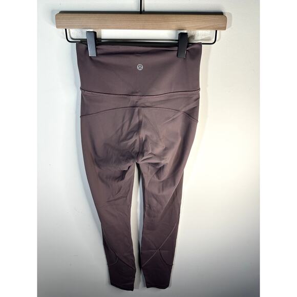 Lululemon In Movement 7/8 Tight *Everlux 25" Size 2 Purple - Picture 3 of 8